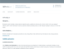 Tablet Screenshot of inprodej.cz